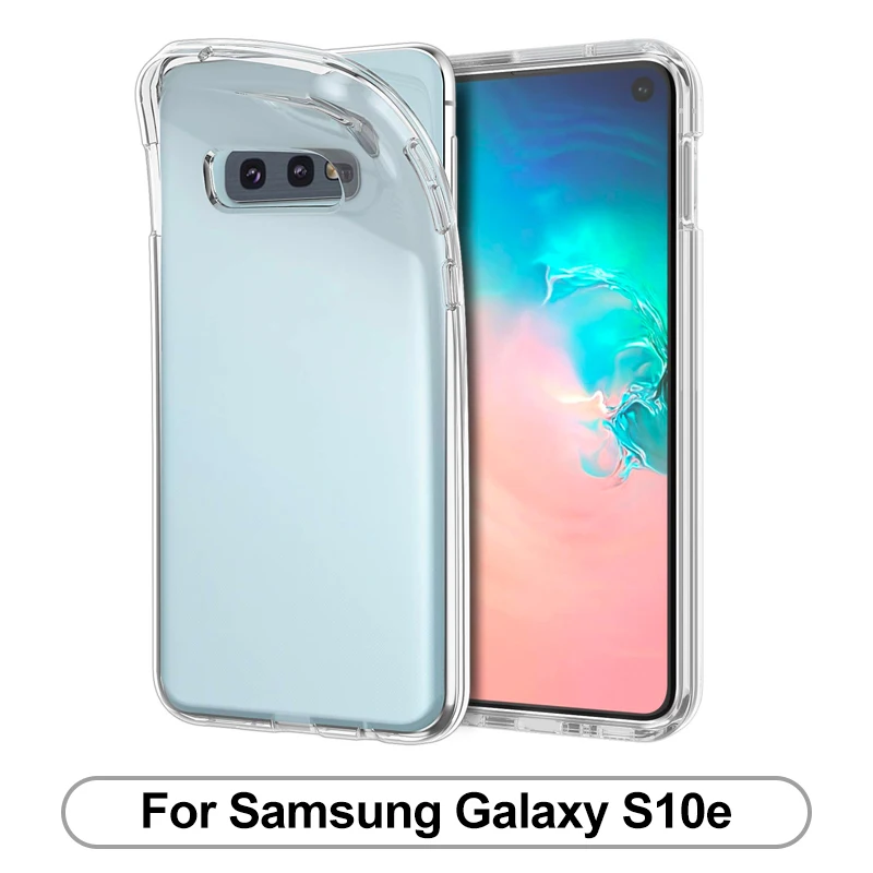 Чехол для samsung Galaxy S10 S10E S9 S8 S7 TPU Силиконовый прочный чистый мягкий чехол для samsung S10 Lite 5G S9 Plus Edge задняя крышка