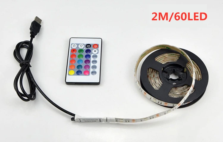Горячая USB Светодиодная лента 5050SMD DC5V гибкий светодиодный водонепроницаемый фонарь с 15 м HD tv настольный компьютерный экран подсветка поляризованный свет