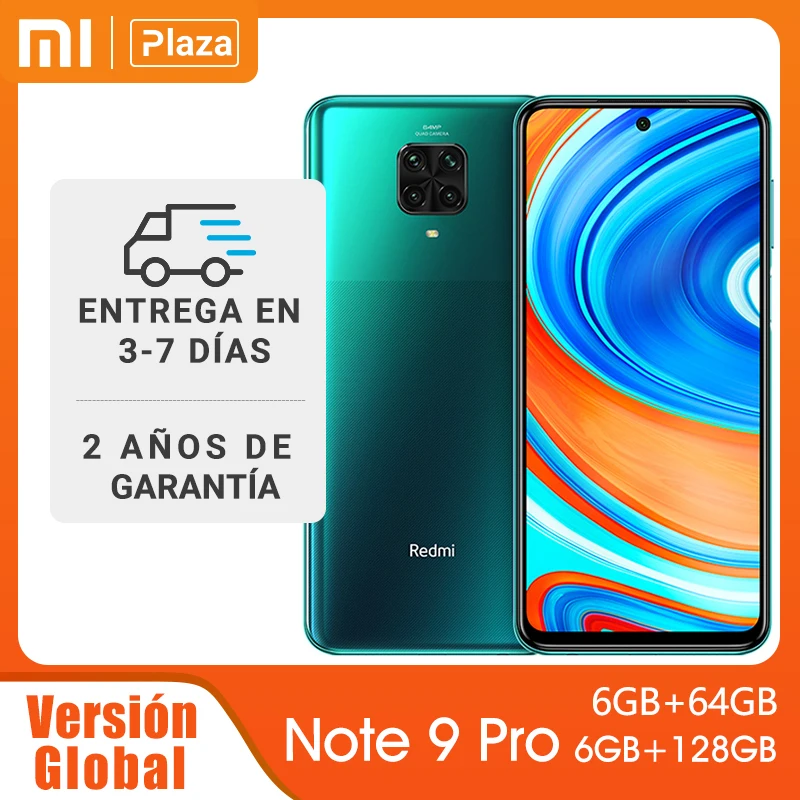 Глобальная версия Xiaomi Redmi Note 9 Pro 64 Гб 128 мобильный телефон Snapdragon 720G