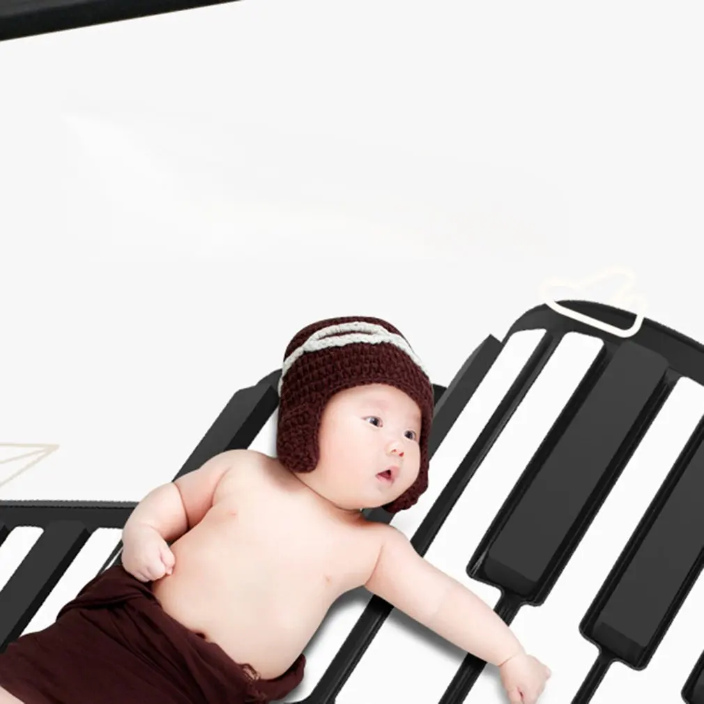 88 клавиш для ручного пианино утолщенная Профессиональная мягкая клавиатура