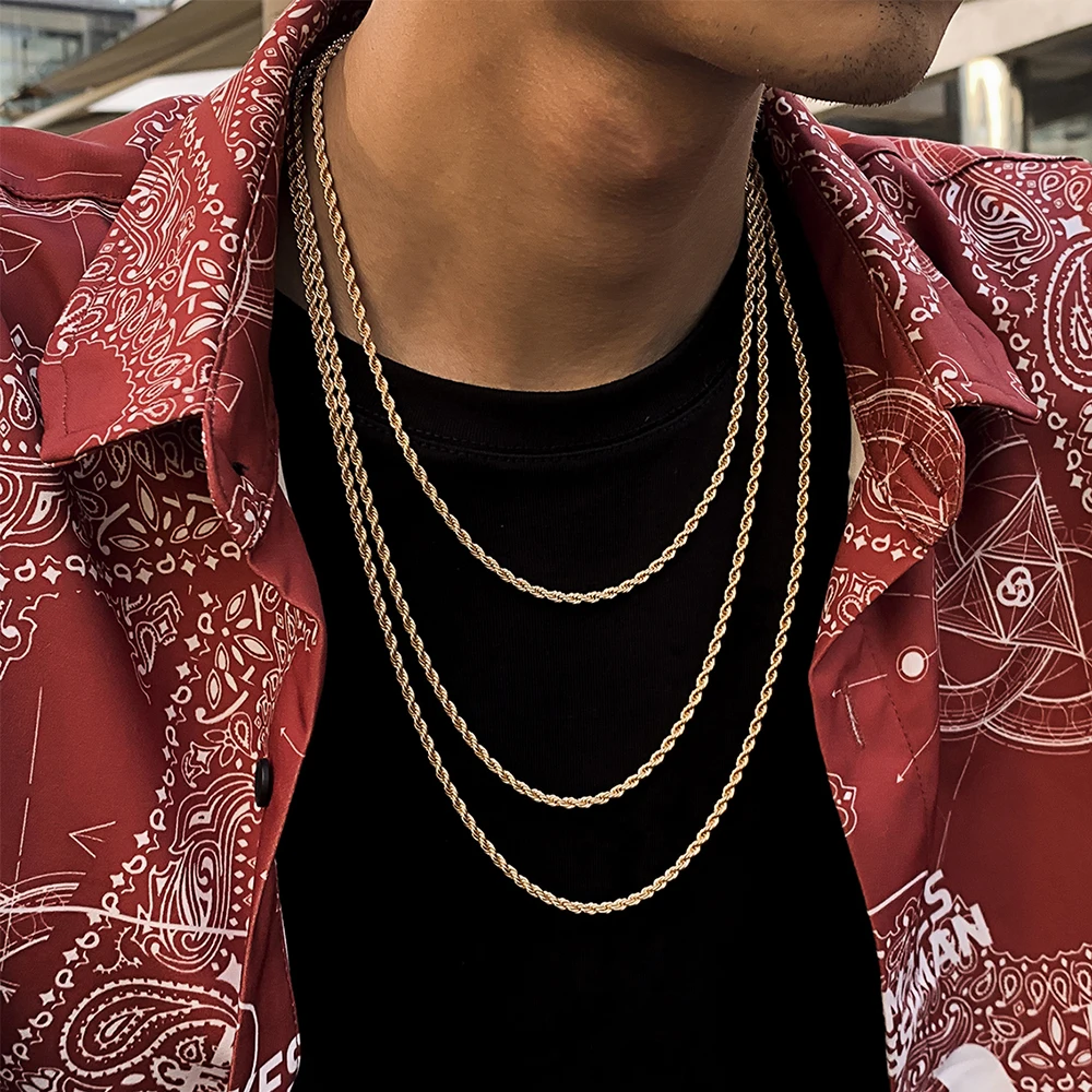 

Lacteo 3 Style Vintage Copper Metal Clavicle Chain Choker Necklace For Women 2021 Fashion Trendy Single Layered Necklace