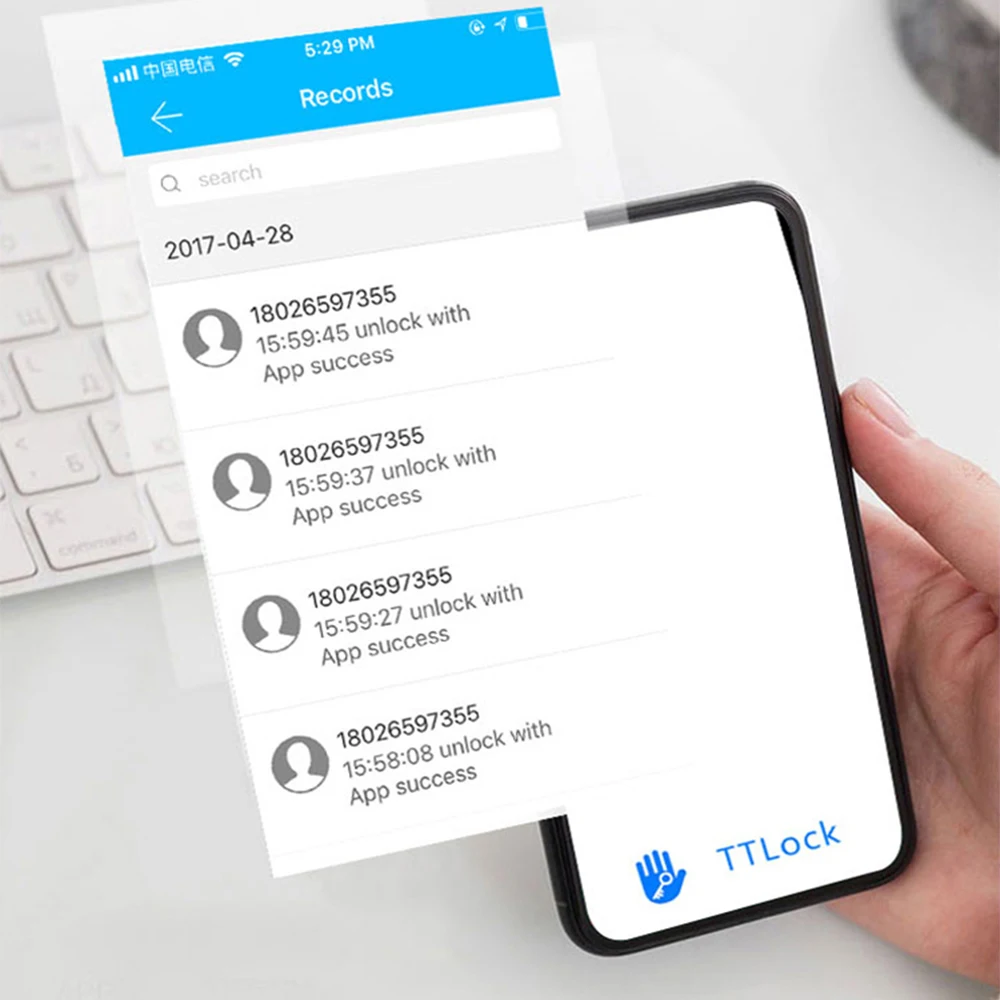 Электронный дверной замок Bluetooth приложение пароль wi-fi-отпечаток пальца биометрический замок клавиатуры кодовая ручка замок