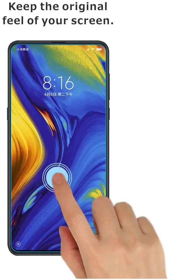 Защитное стекло 9H 2.5D для Xiaomi mi mix 3 закаленное mix3 Защитная пленка 5G|Защитные стёкла