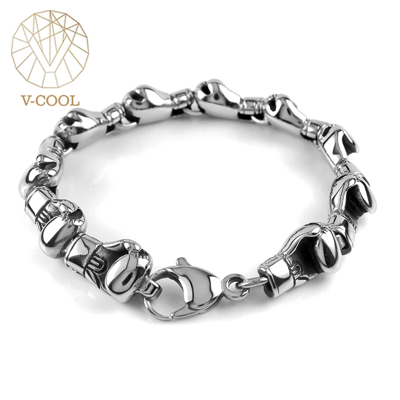 22 см Мужские боксерские трусы боксеры браслет для перчаток мальчиков цепи