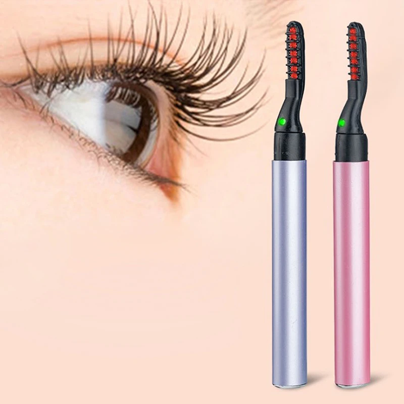 

Electric Heated Eyelash Curler Rechargeable Eyelashes Curler Quick Heating