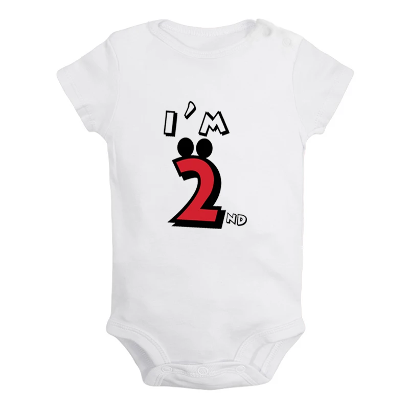 Одежда для новорожденных мальчиков и девочек с надписью I'm 1 Year I Am a Princess Prince