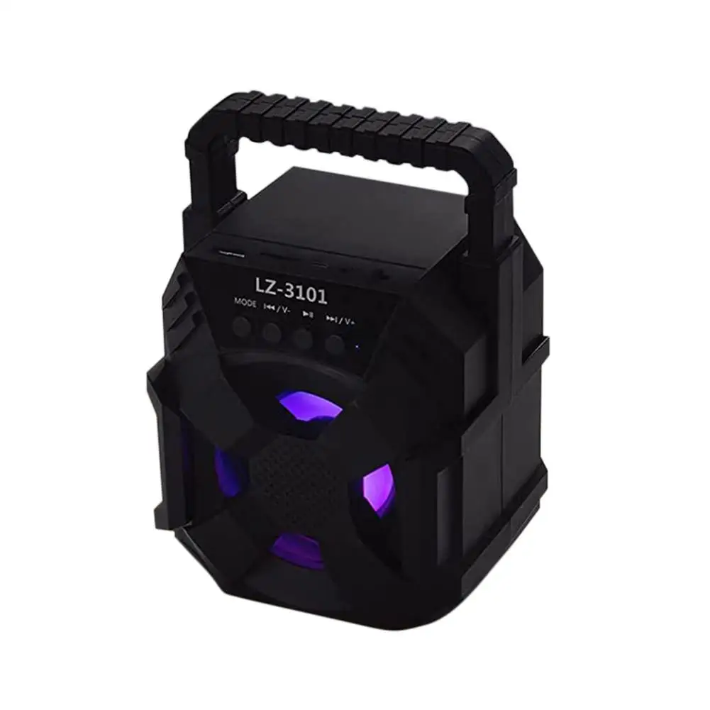 Беспроводная Bluetooth-колонка маленькая мини-колонка с многоцветной подсветкой