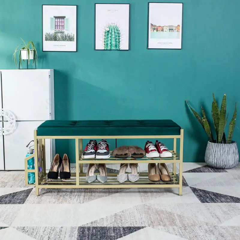 Скандинавский табурет для обуви домашний шкаф длинный простой сидения на диване