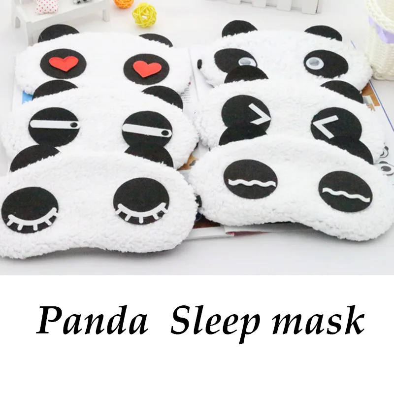 Маска для сна дорожная Милая мультяшная маска в виде панды очки глаз повязка на