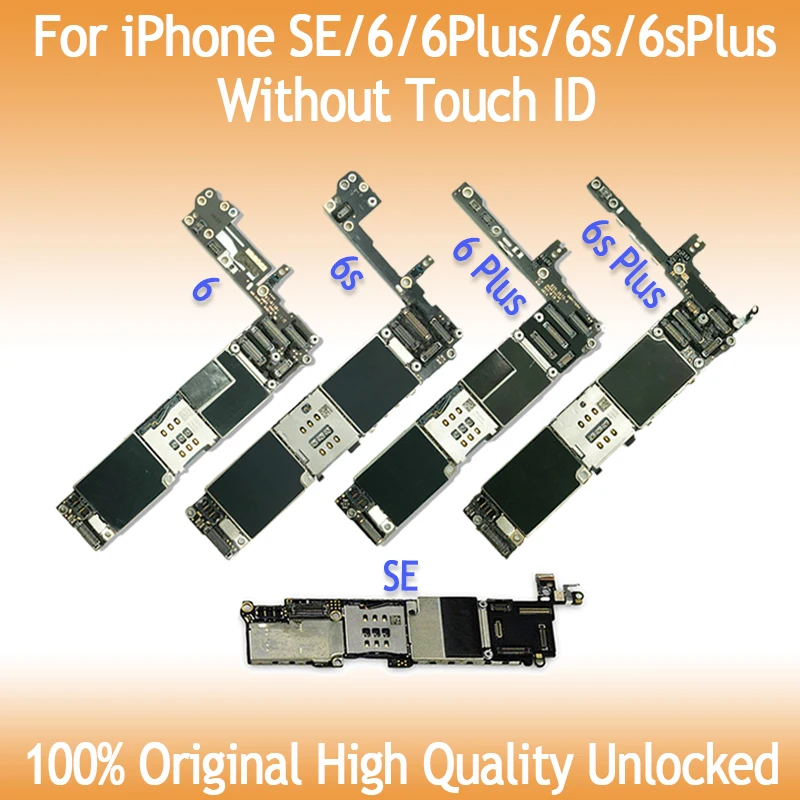 Оригинальная Заводская разблокированная материнская плата для iPhone 6 Plus 6S без Touch