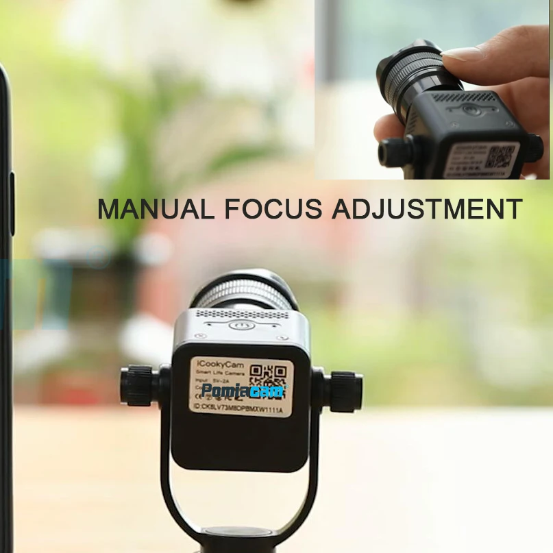 T6 12X Zoom мини-камера видеонаблюдения домашняя камера безопасности ручная