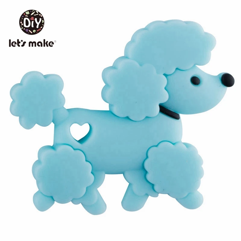 dog candy blue Детский Прорезыватель Пищевой Силиконовый грызунок в форме льва Diy пустышка цепочка Bpa бесплатно Прорезыватель игрушка для зубов Рождественская силиконовая Прорезыватель - Цвет: dog candy blue