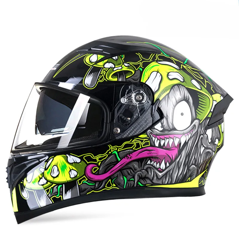 3 New Motorcycle Helmet Men Full Face Helmet Moto Riding ABS Material Adventure Motocross Helmet Motorbike - Цвет: 3