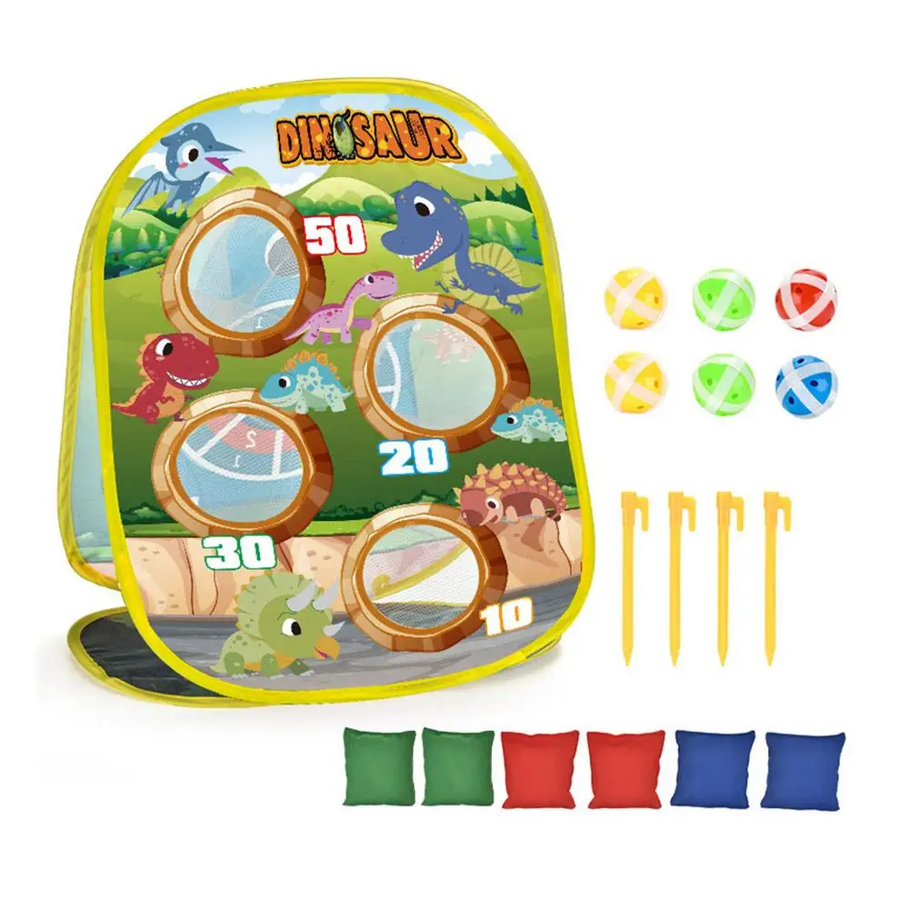 

Kids Bean Bag Outdoor Throwing Game Portable Board Game Toy Set Sandbag Outdoor Beach Game Toys For Children