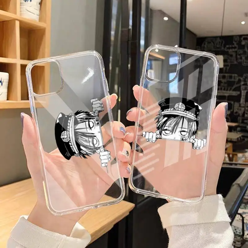 

H-HaNako Kun Phone Case Transparent Case For Iphone 6 6s 7 8 Plus XR X XS 11 12 Pro Max