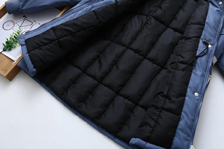 

Plus Size Women Parkas 2020 Winter Women Long Sleeve Fur Hooded Thick Warm Jacket Coat Pockets Female Long Outwear