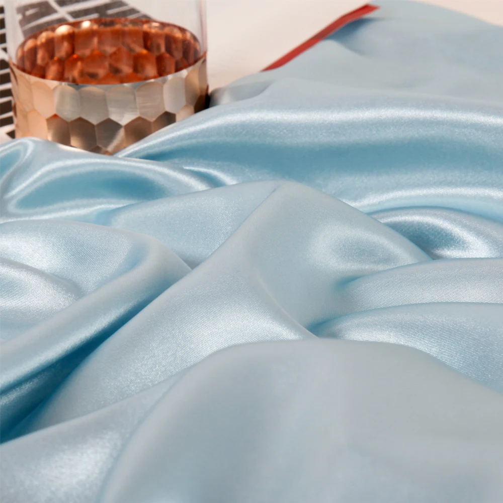 

Memory Elastic Band Pillow Case 100% Satin Silk Pillowcase Solid Color Pillow Cases Safety No Zipper Pillow Cover Pillowcases