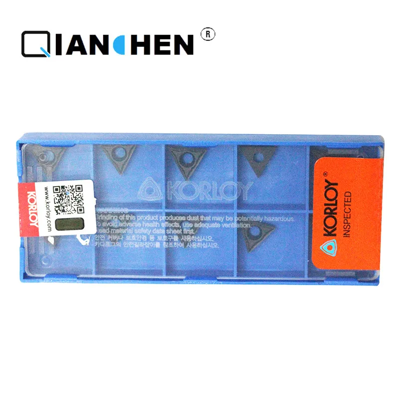 Оригинал Korea Korloy TCMT110204 HMP NC3020 NC3120 PC9030(10 шт./лот) вставки для внутренней