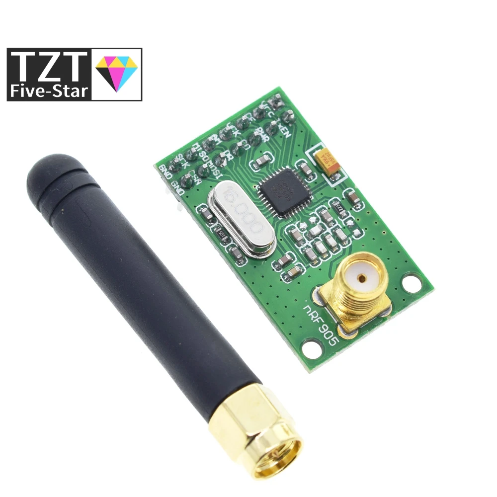 NRF905 модуль беспроводного приемопередатчика плата приемника NF905SE с антенной FSK GMSK
