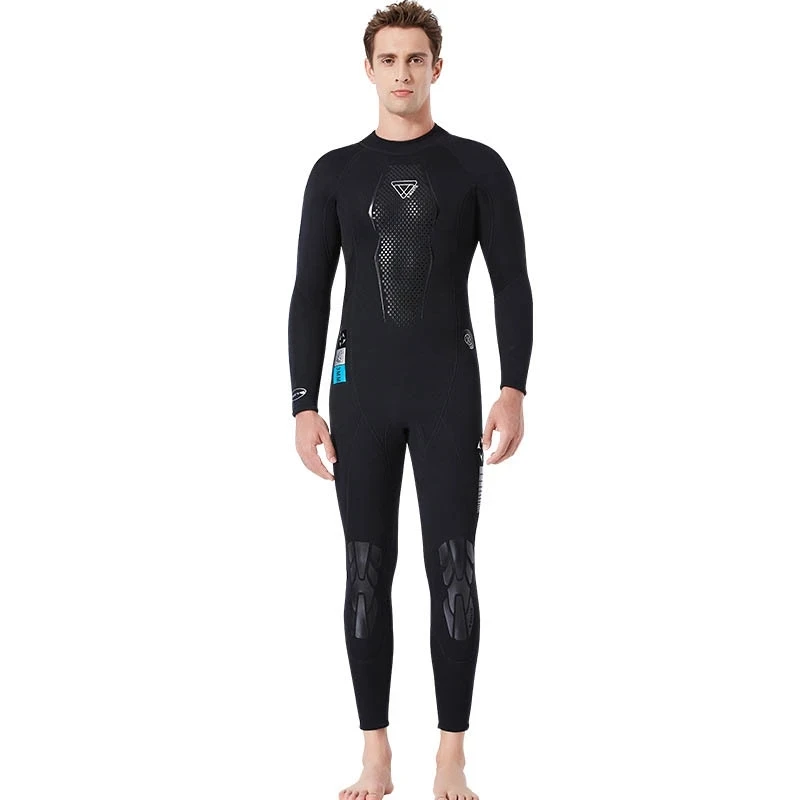 

DIVE & SAIL 3MM neoprene wetsuit men one-piece Scuba diving suit long sleeve surfing spearfishing snorkeling Winter swimsuit