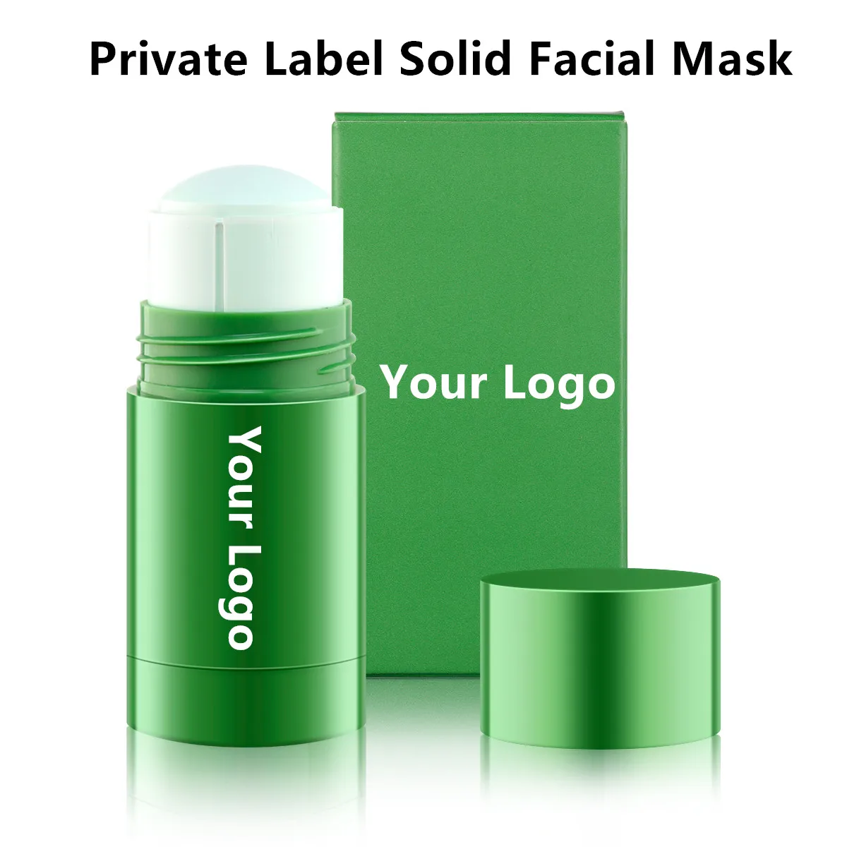 Wholesale Cleansing Facial Mask Stick Green Tea Oil Control Pore Shrinkage Blackhead Removal Moisturizing Mud Mask Private Label