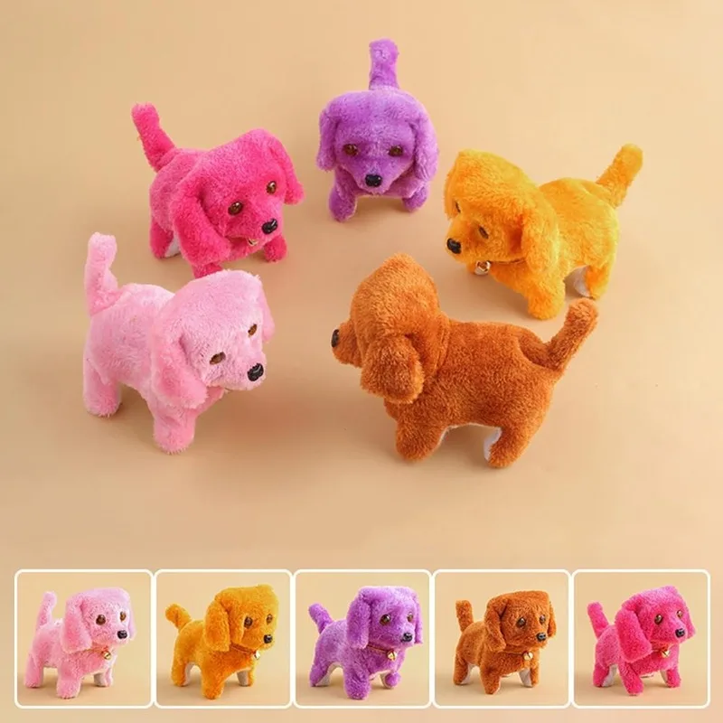 

Christmas Gift Electronic Dogs Interactive Electronic Pets Robot Doll Dog Bark Stand Walk Electronic Toys Dog for Children