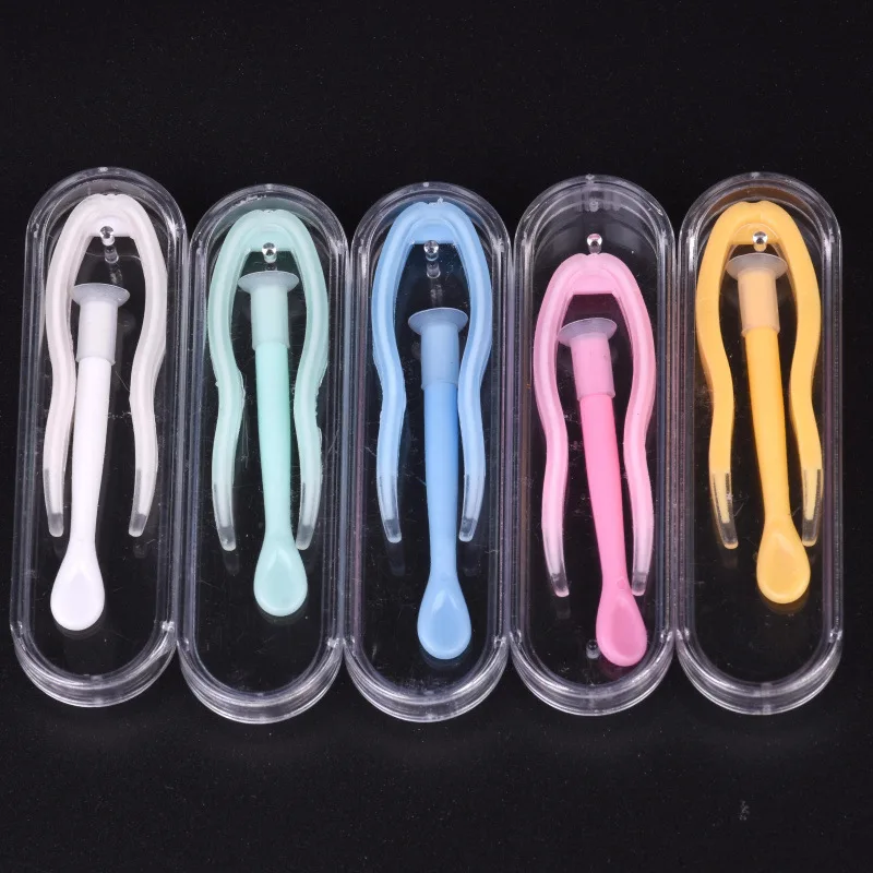 Инструмент для удаления контактных линз цветной пинцет палочка на присоске