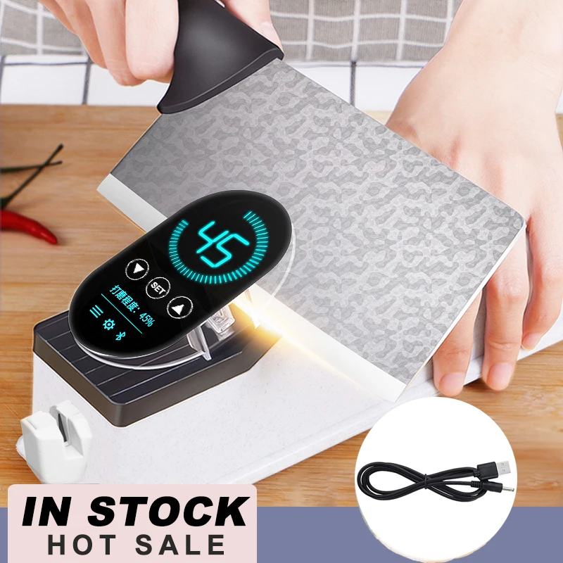 

Electric Knife Sharpener Machine Kitchen Knives Scissor Sharpening Machine Grinder Efficient Safe Kitchen Utensils Accessories