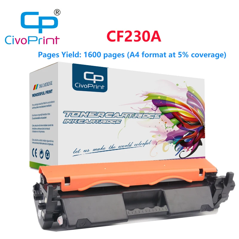 Тонерный картридж civoprint с чипом совместимый HP CF230A 30A cf230 для hp LaserJet M203 M203dn M203dw M227