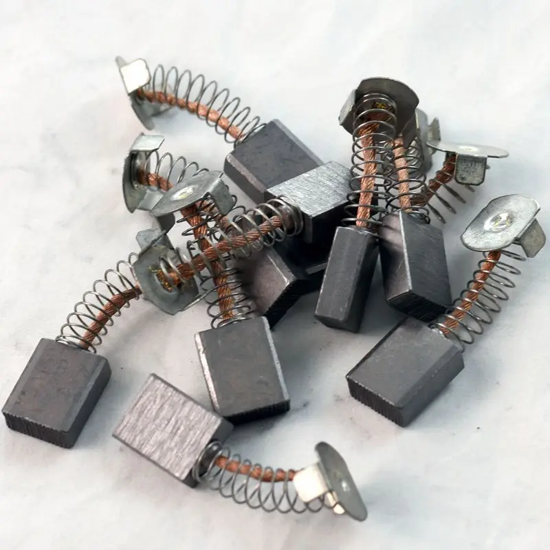 10 шт./упаковка Угольная щетка для инвалидных колясок 2 полюса 24 В постоянного тока