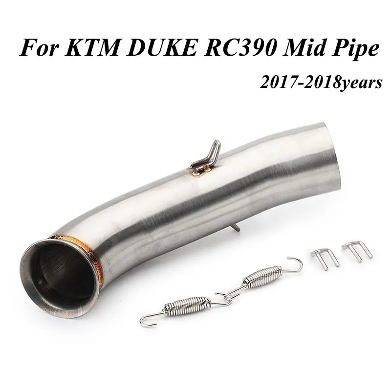 Мотоциклетная выхлопная средняя труба без шнуровки глушитель звено