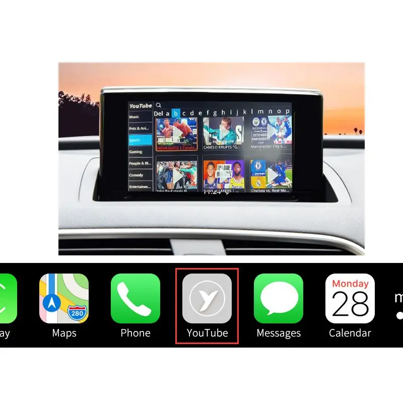 Беспроводной Android автомобильный и Apple Carplay декодер модуль для AUDI B9 A5/S5/A4/A3 A6 A7 A8 Q2 Q3 Q5