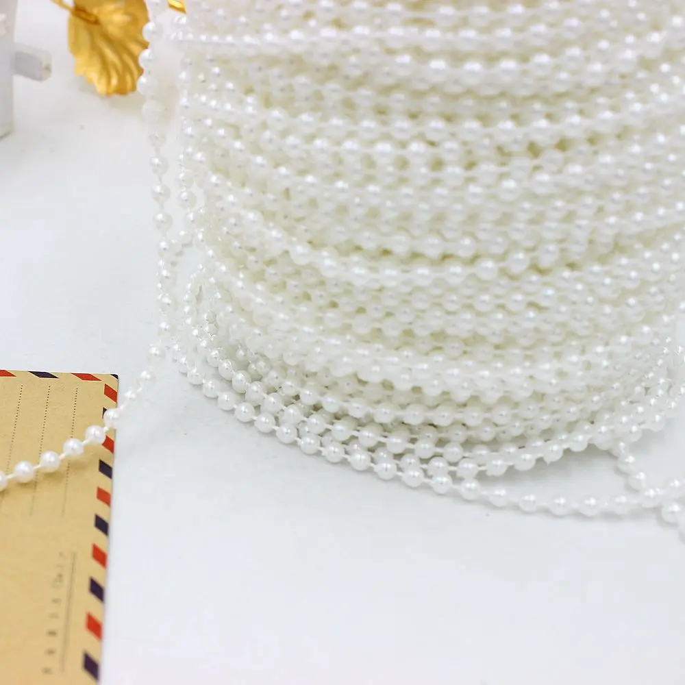 Бусины из хлопка с имитацией жемчуга 5 метров 3 мм/4 мм цепочка хлопчатобумажной