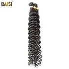 BAISI Байси перуанский естественная волна Виргинские человеческие волосы пряди Одежда высшего качества двойной утки Пряди человеческих волос для наращивания человеческих волос девственницы пряди
