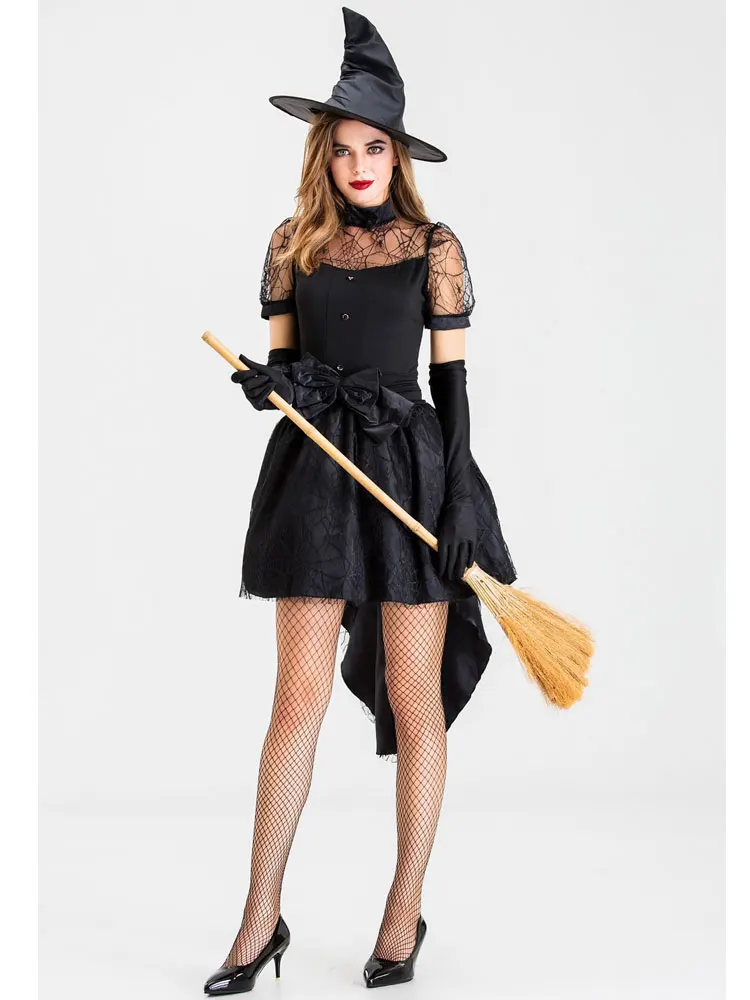 

European Clothing Costume Dresses for women 2020 Female Accessories Halloween hell flame Dovetail Ghost festival party witch