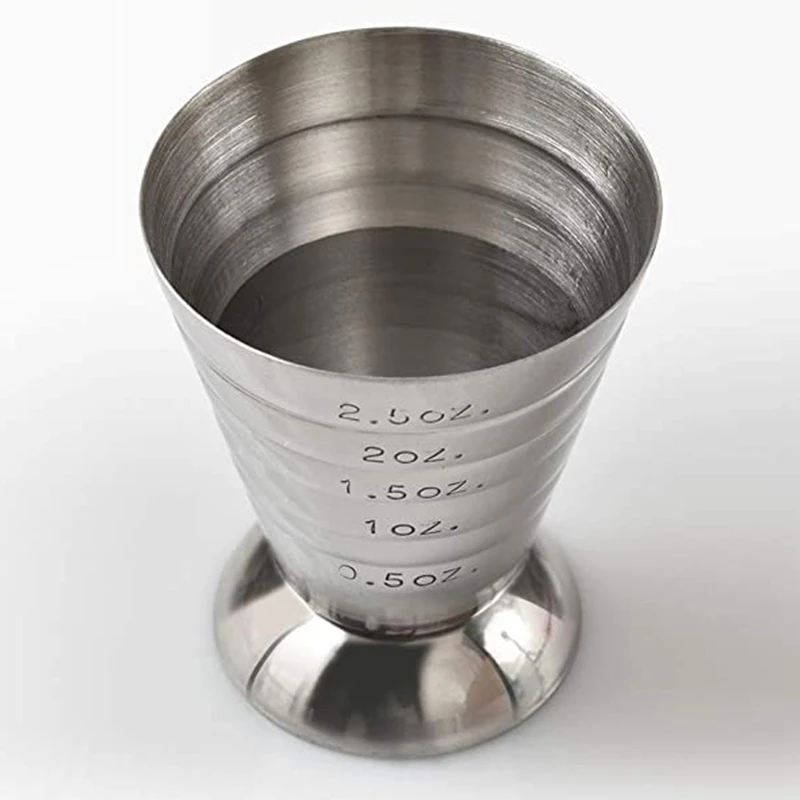 Stainless Steel Measuring Cup 2.5 Oz 75 Ml 5 Tbsp Cocktail Jiggers Pack of 2 | Дом и сад