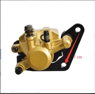 Motorcycle Front Brake Discs Caliper With Pad &amp Bracket For Yamaha YBR125 2007 - 2017 2008 2009 2010 YBR 125 Pump Adapter | Автомобили