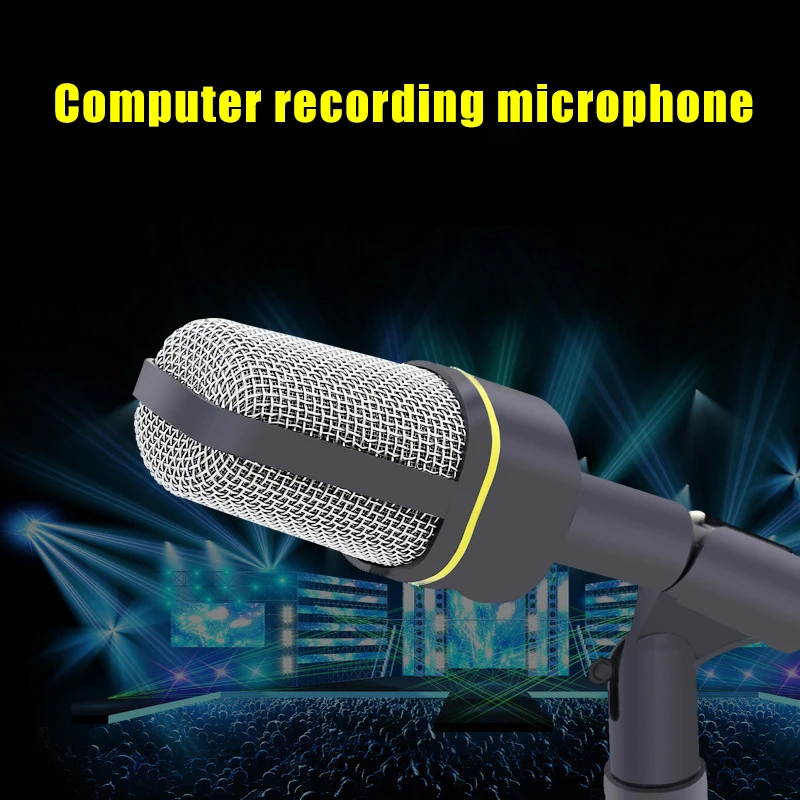 

3,5 мм USB микрофон Микрофон Конденсатор Запись студия штатив подставка для ПК телефона проводной микрофон ND998