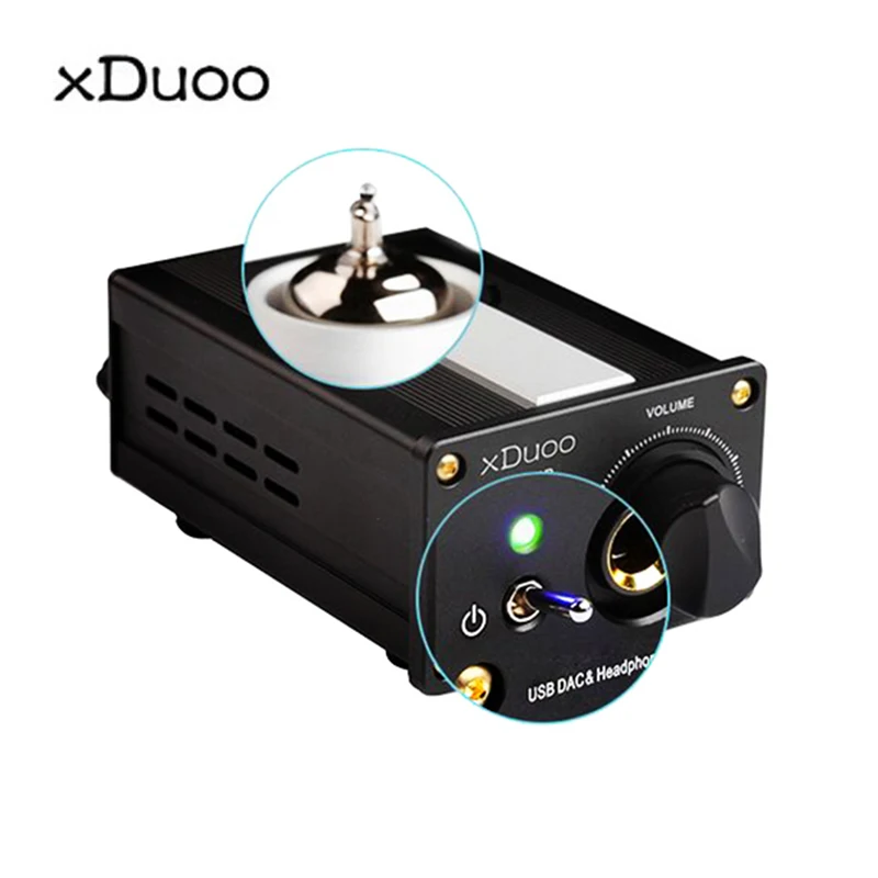 XDUOO TA-01B 12AU7 ламповый усилитель высокопроизводительный Hi-Fi USB DAC для наушников |