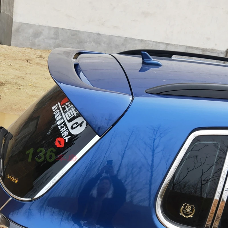 

Спойлер для Volkswagen VW Tiguan, новинка 2009-2016, автомобильный украшение в виде хвостового крыла Tiguan из углеродного волокна, спойлер на крышу багажни...