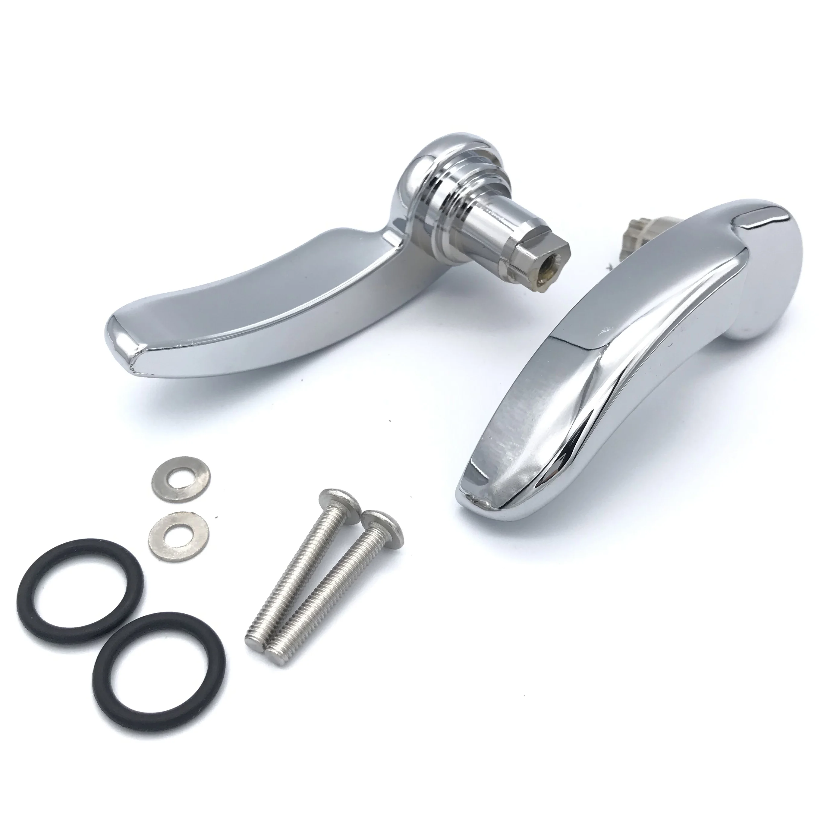 

For Harley Touring 2014-2020 Motorcycle Saddlebag One Touch Lock Lid Lifter Levers chrome