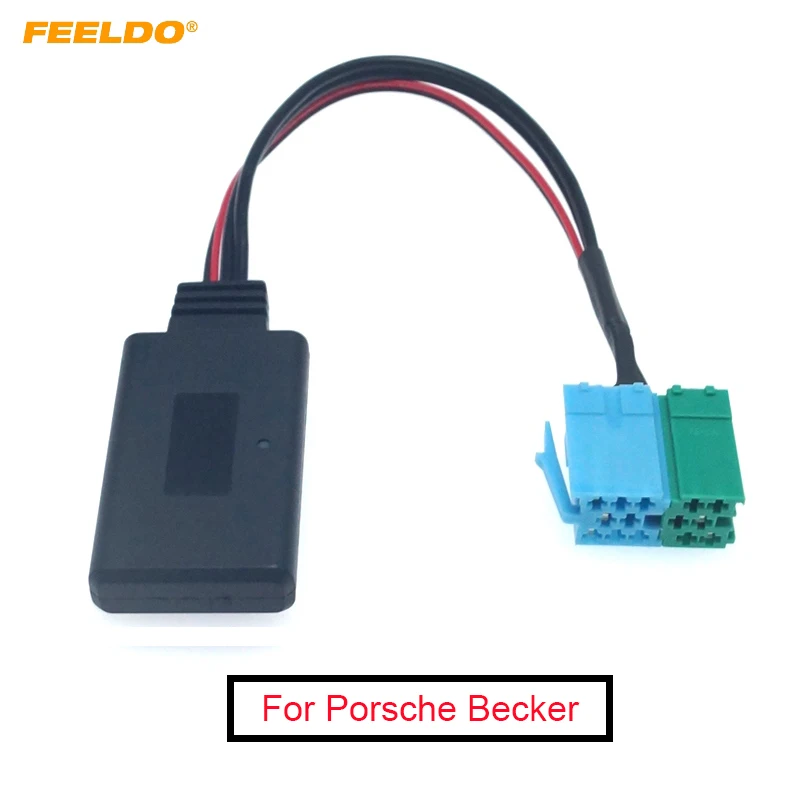 FEELDO автомобильный беспроводной Bluetooth аудио музыкальный AUX адаптер Интерфейс MINI ISO