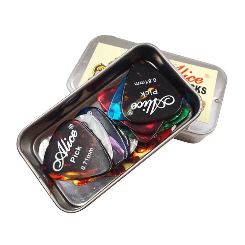 12/20/24 шт. Акустическая электрическая гитара палочки и 1 круглая металлическая