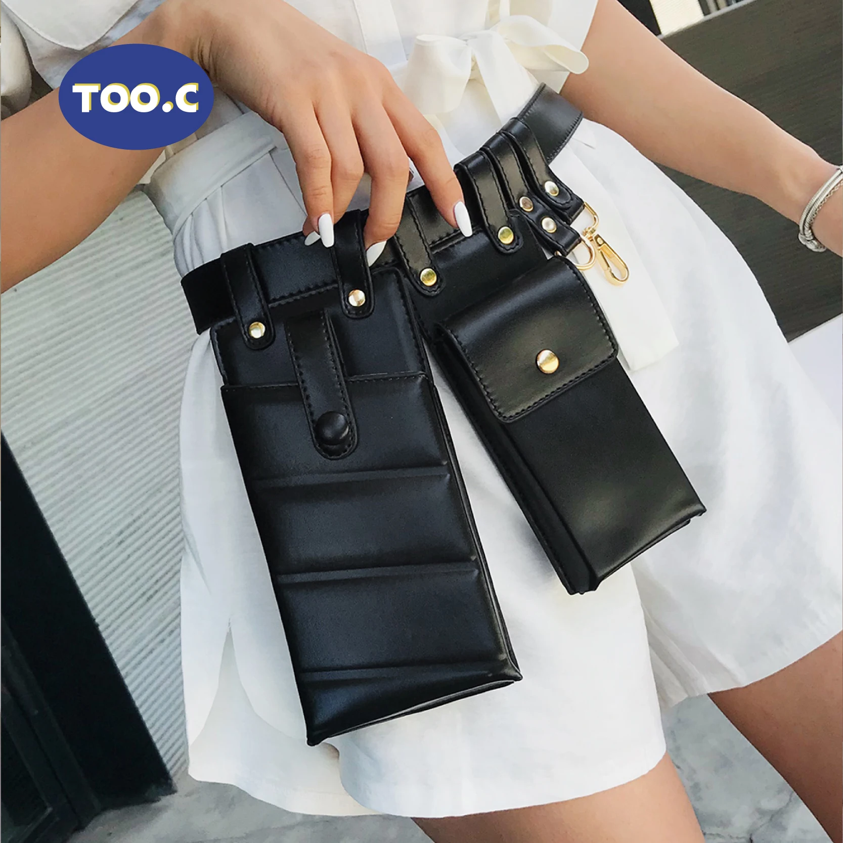 

2021 New Women Waist Pack bags Leather Fanny Packs Luxury Women Belt Bag Crossbody Bags For Women Casual Chest Pack Female Purse