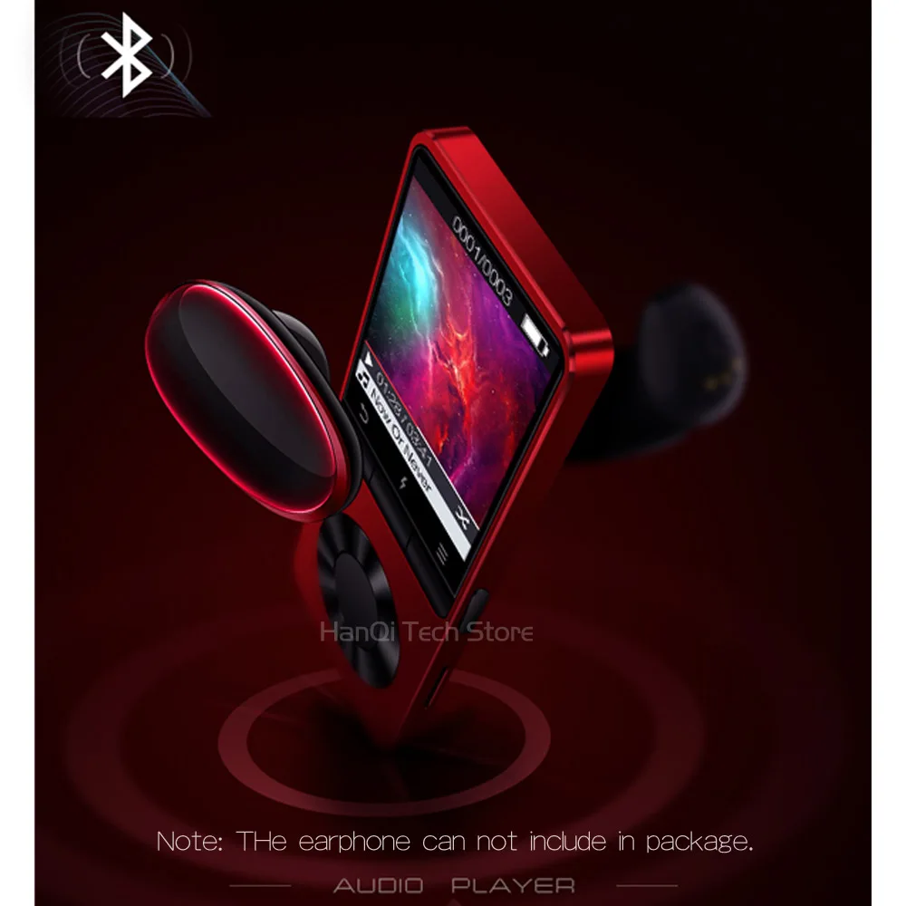 BENJIE X3 металлический Bluetooth MP3-плеер портативный музыкальный плеер со встроенным динамиком fm-радио, электронная книга, часы 20 шт./партия