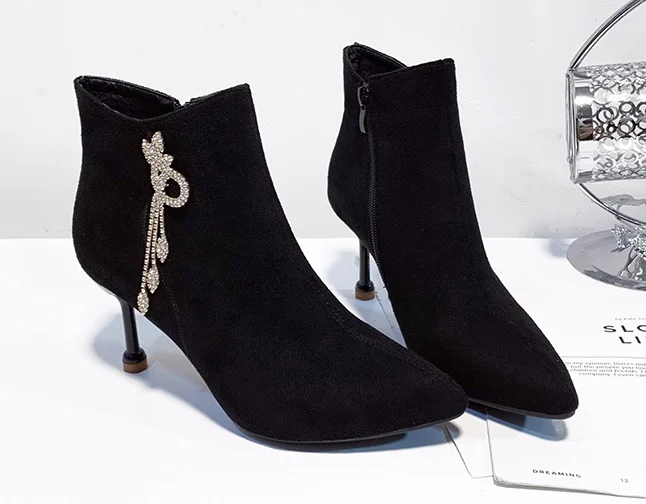 Женские носки до лодыжки коллекция 2019 года модные осенне-зимние растягивающиеся