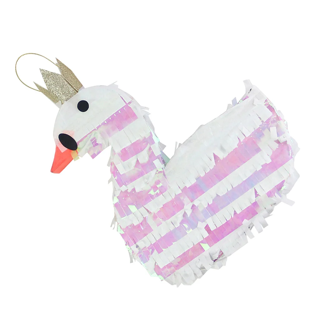 

Лебедь дизайн Pinata сладости заполненный сахаром Plaything Pinata Smashing