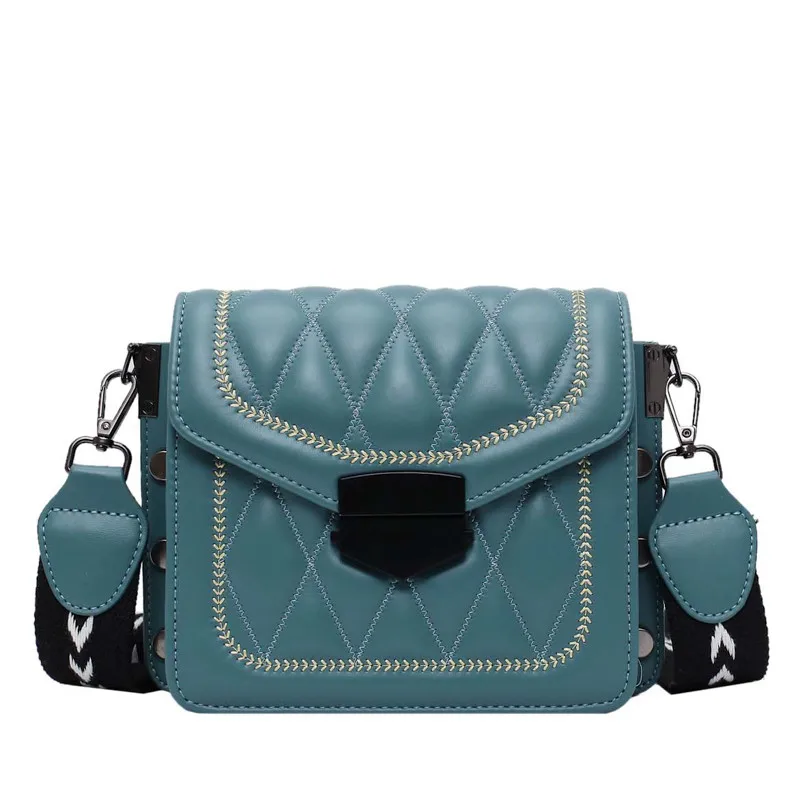 Маленькие сумки через плечо с заклепками и цепочкой для женщин сумка мессенджер