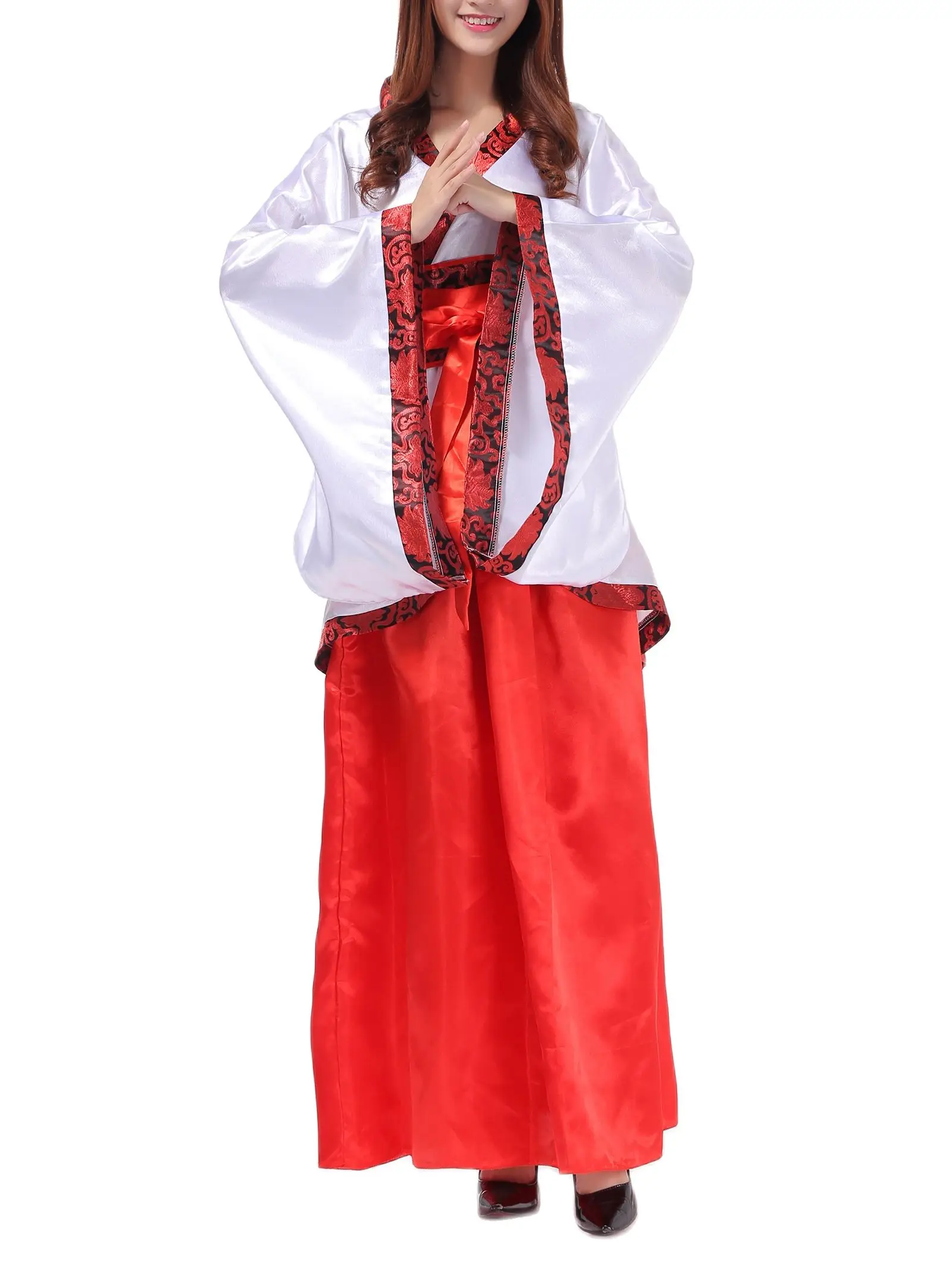 Женская одежда для фотосъемки Hanfu Китайский народный танцевальный костюм