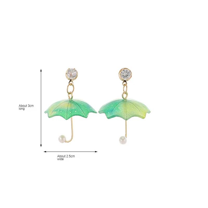 

2021 Umbrella Earrings for Women Funny Earrings High-grade Niche Fashion Acrylic Earrings Accessories Fashion Jewelry